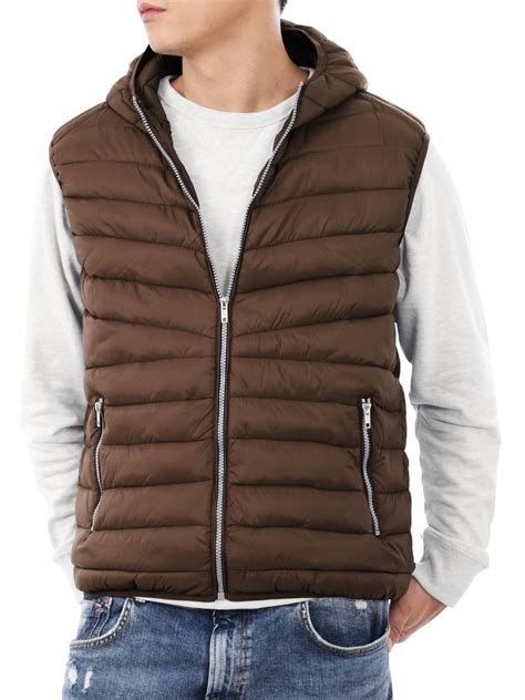 lightweight puffer vest men's.